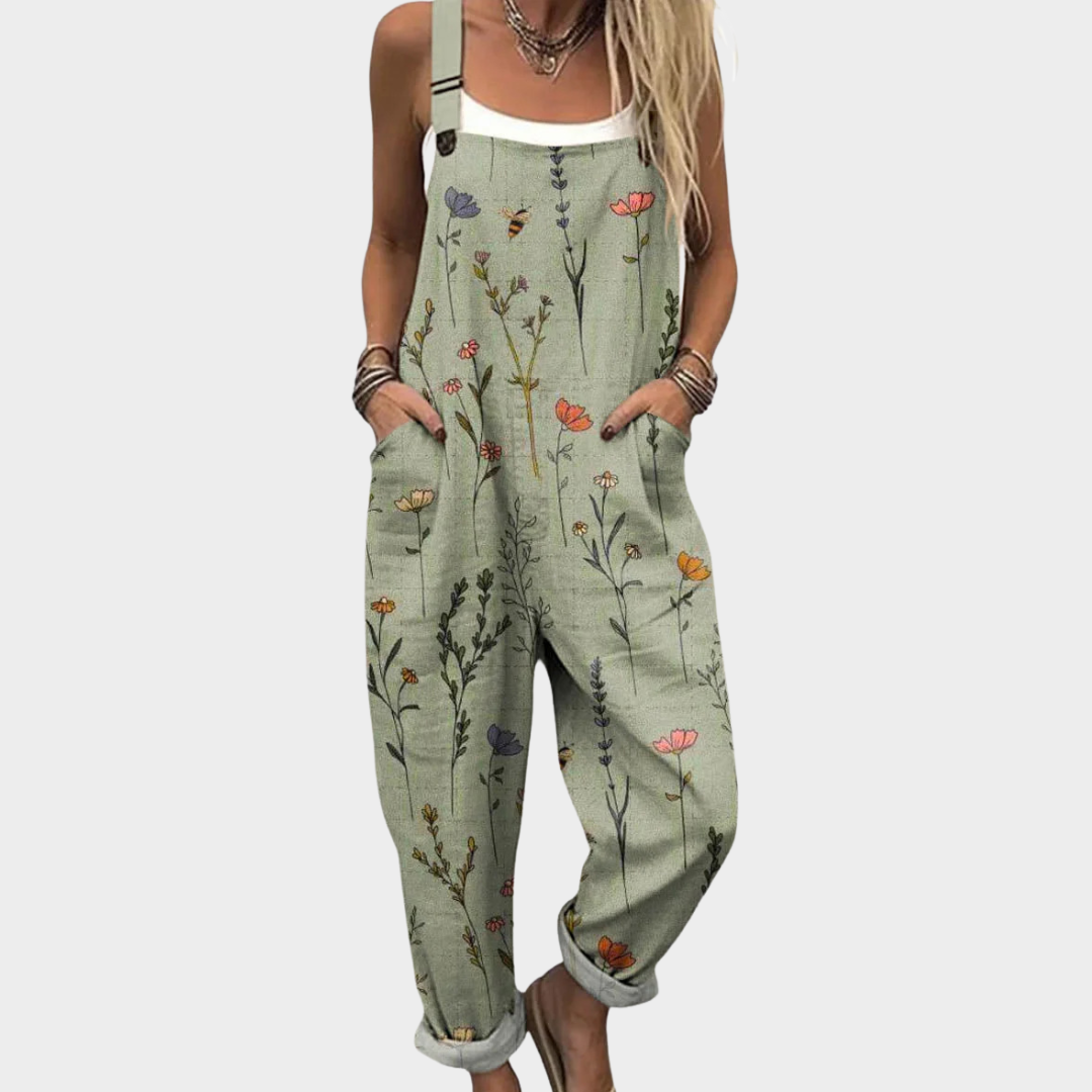 Combinaison Fleurs sauvages – vert