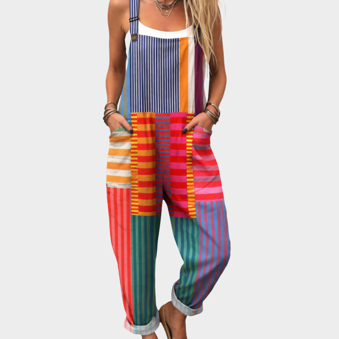Combinaison Rayures multicolores