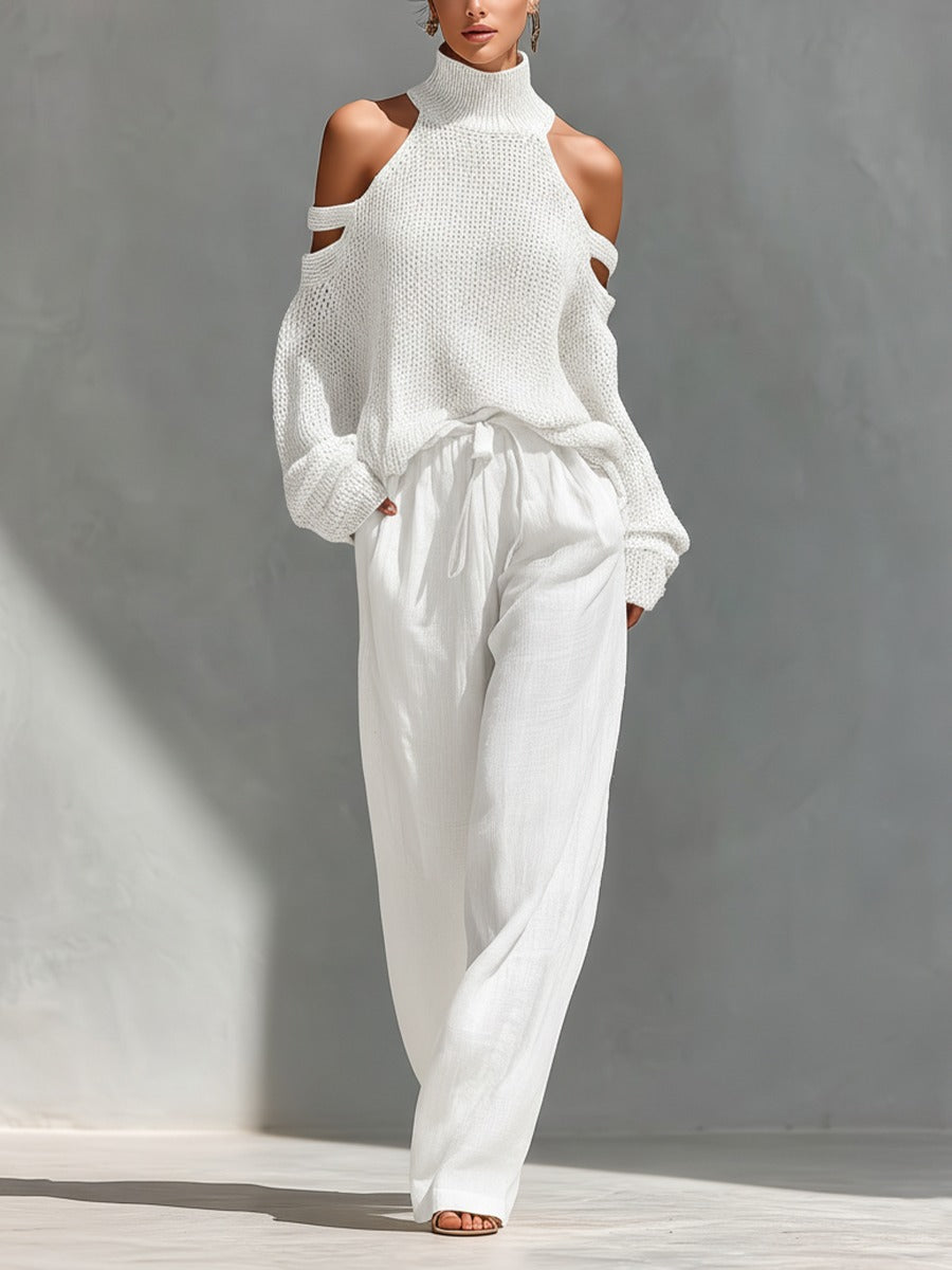 Camilla · Ensemble tendance en maille et lin