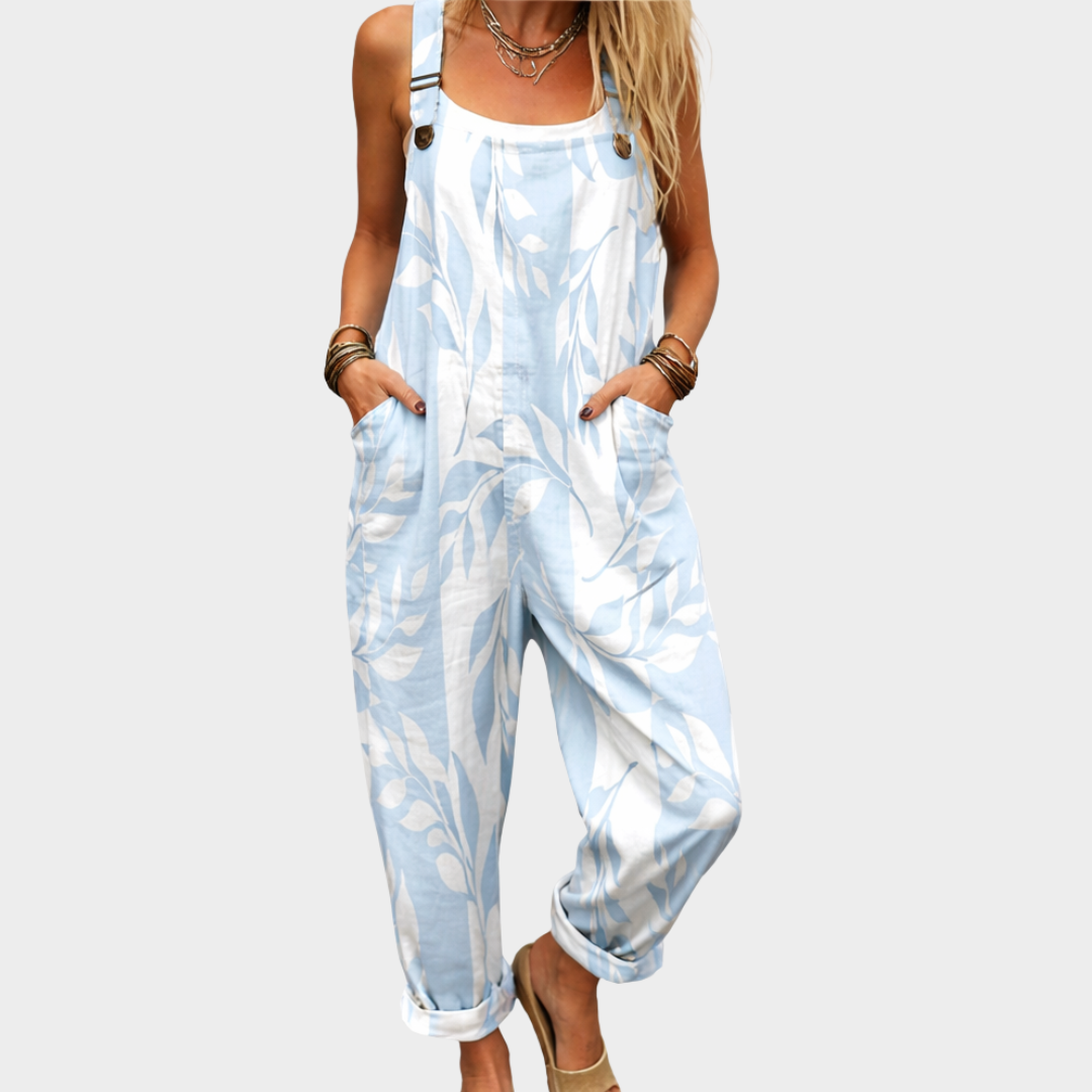 Combinaison Feuilles – bleu clair
