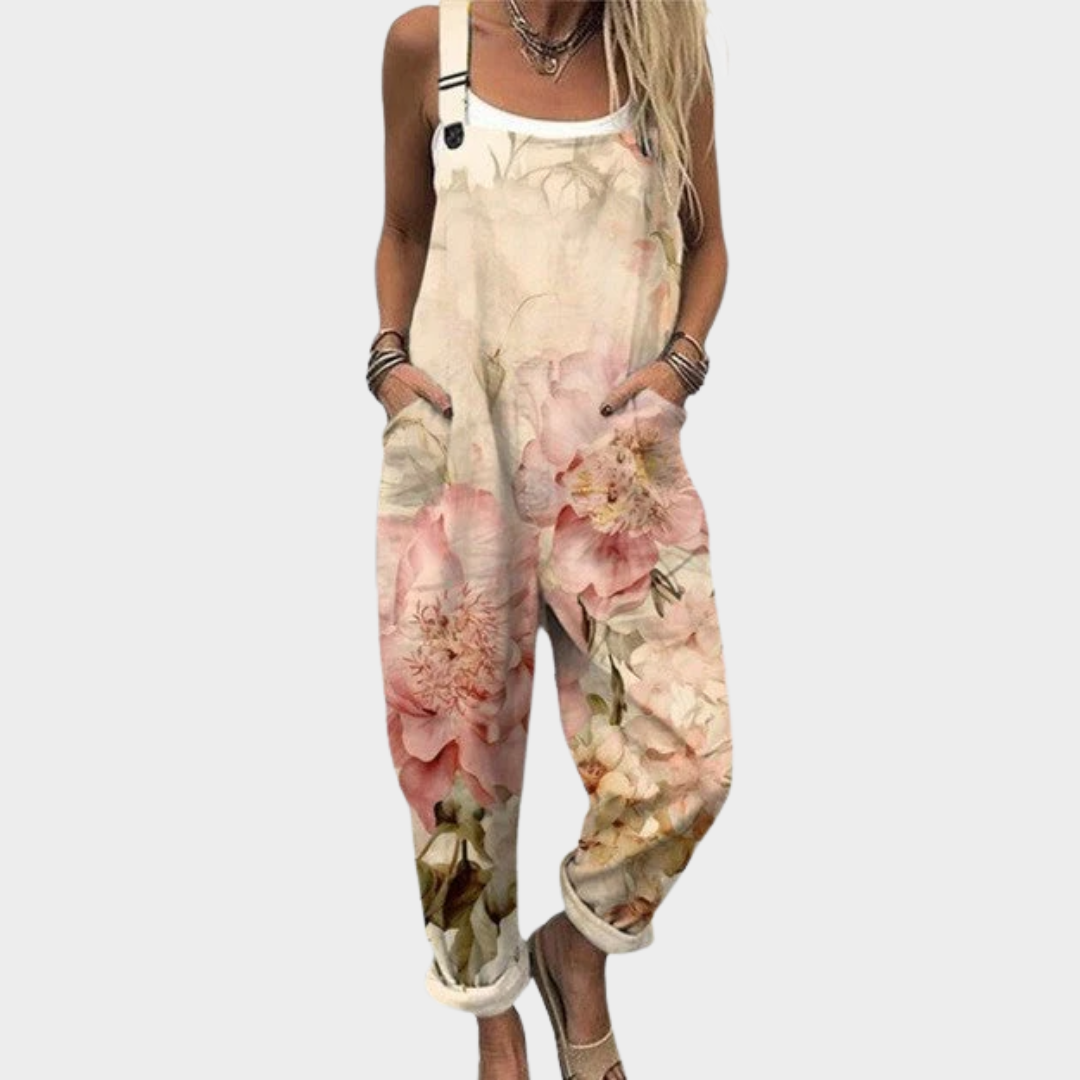 Combinaison Fleurs roses – aquarelle