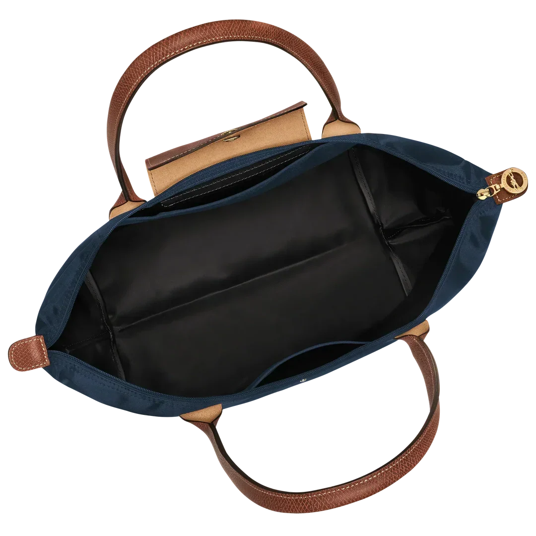 Sac pliable en nylon, Bleu Marine