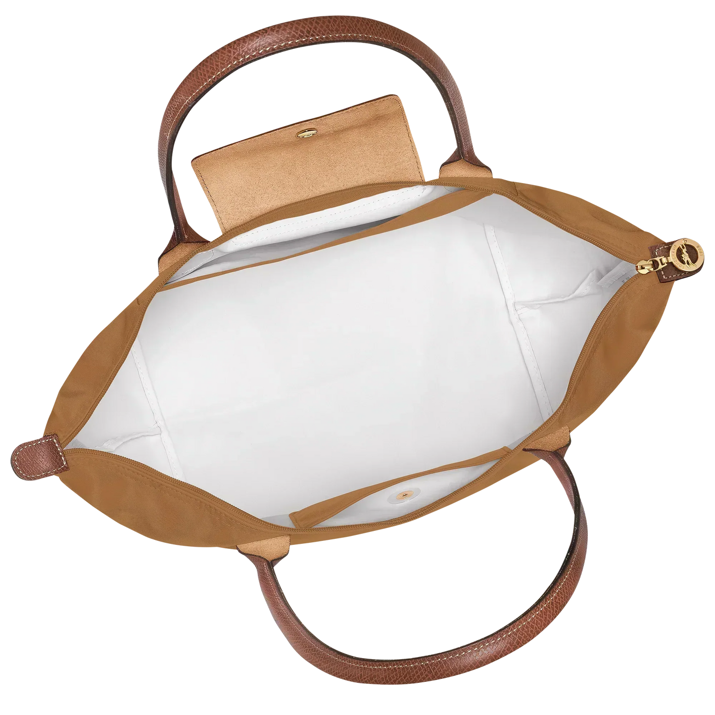 Sac pliable en nylon, Fauve