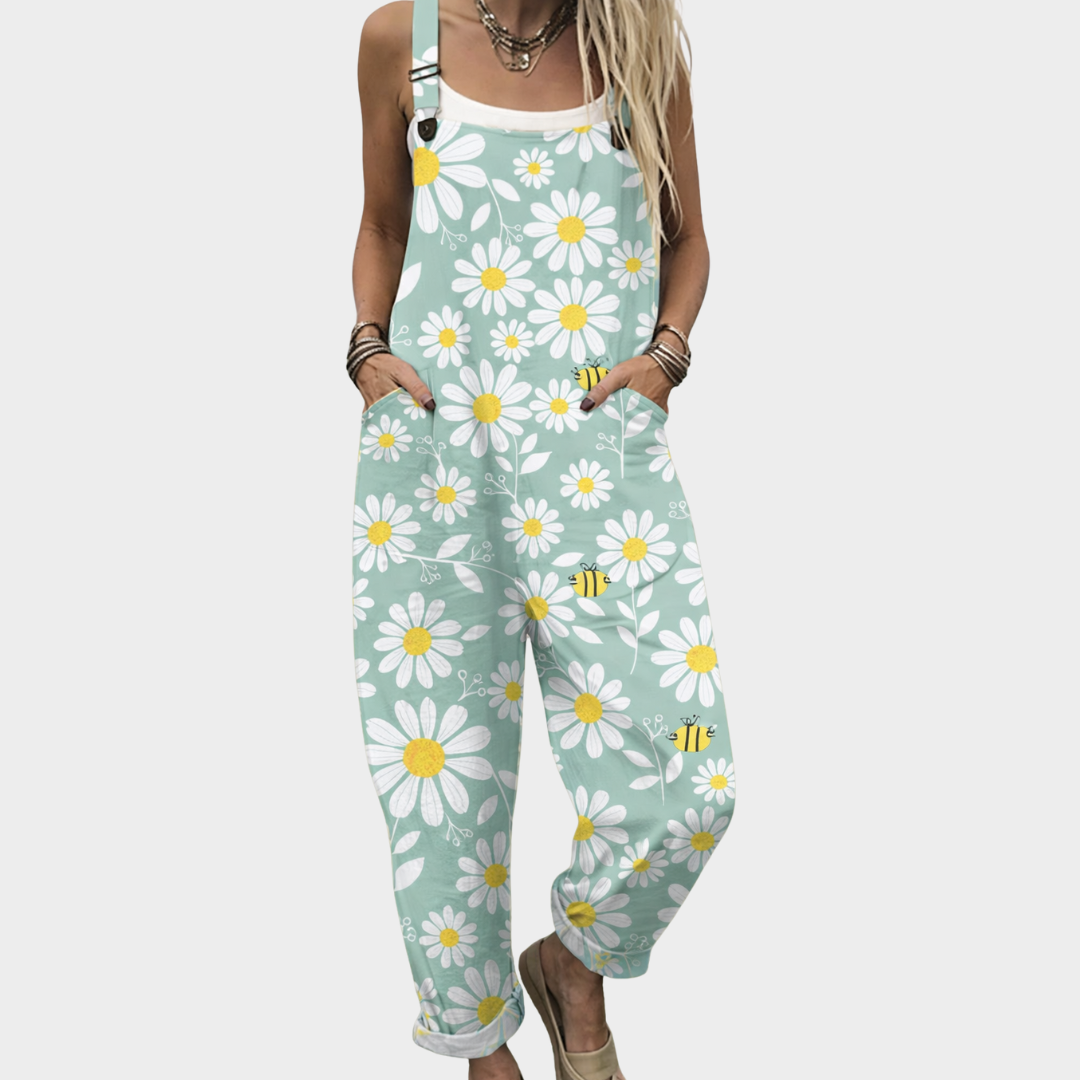 Combinaison Marguerites – bleu