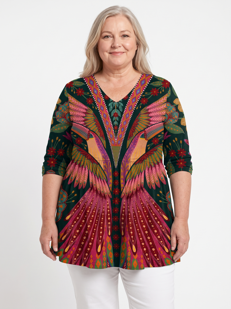 Marianne | Robe courte à col V