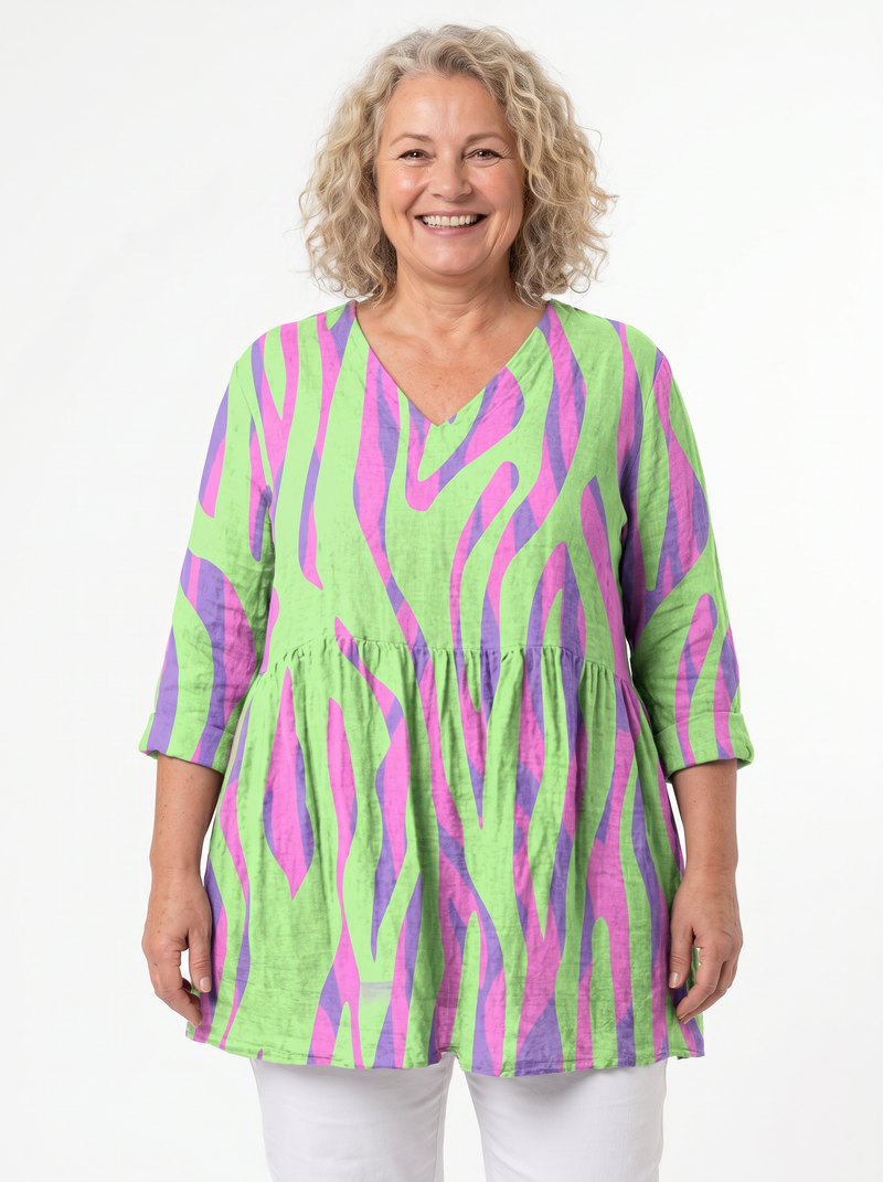 Oceana | Blouse longue à col en V