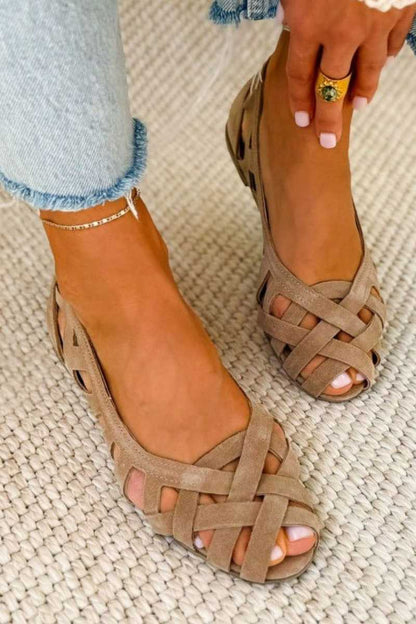 Sandales Tressées Colorées Caterina Confort