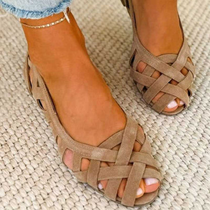 Sandales Caterina Tressées Colorées Confort