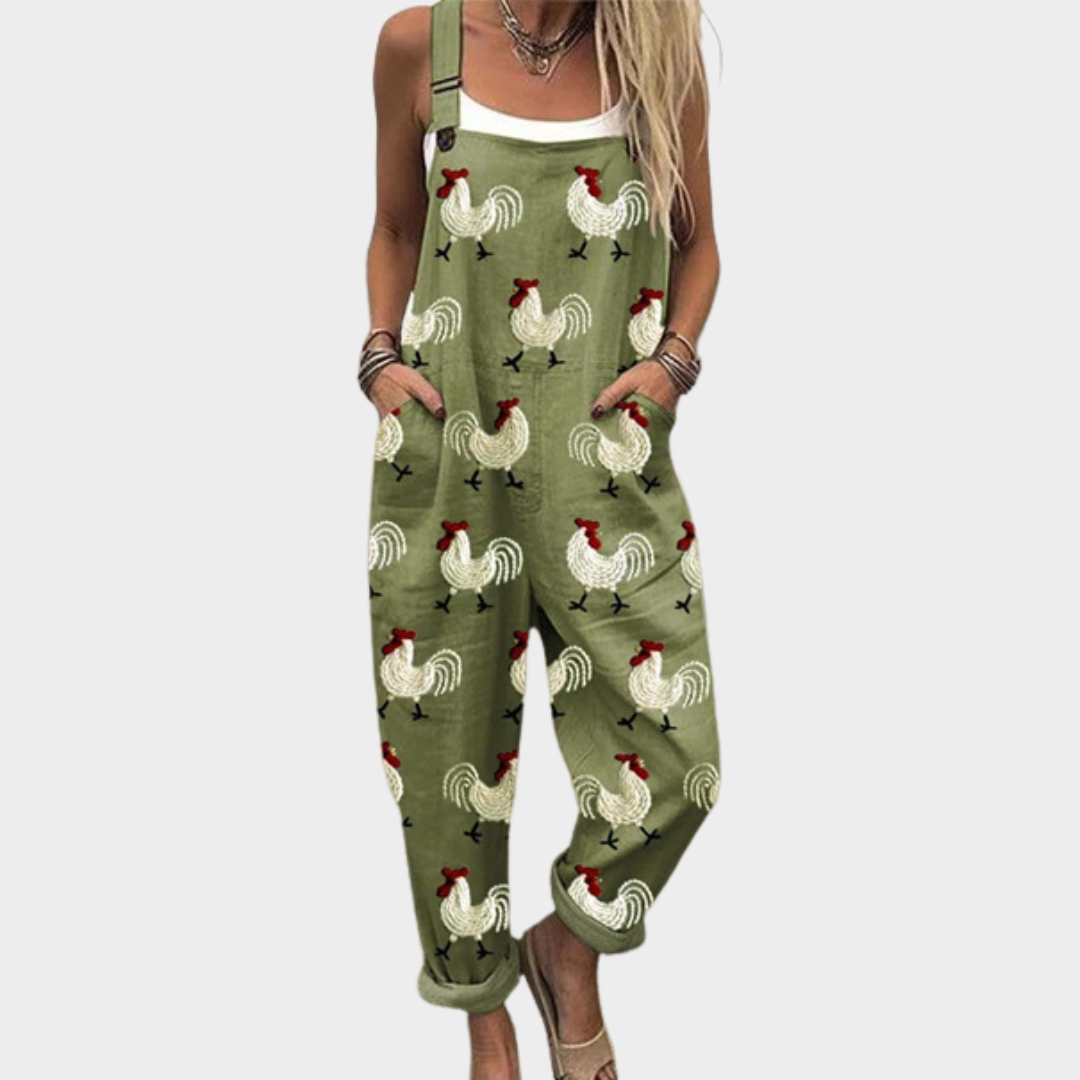 Combinaison Coqs – vert olive