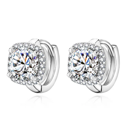 Nadine Boucles d'oreilles carrées | Or