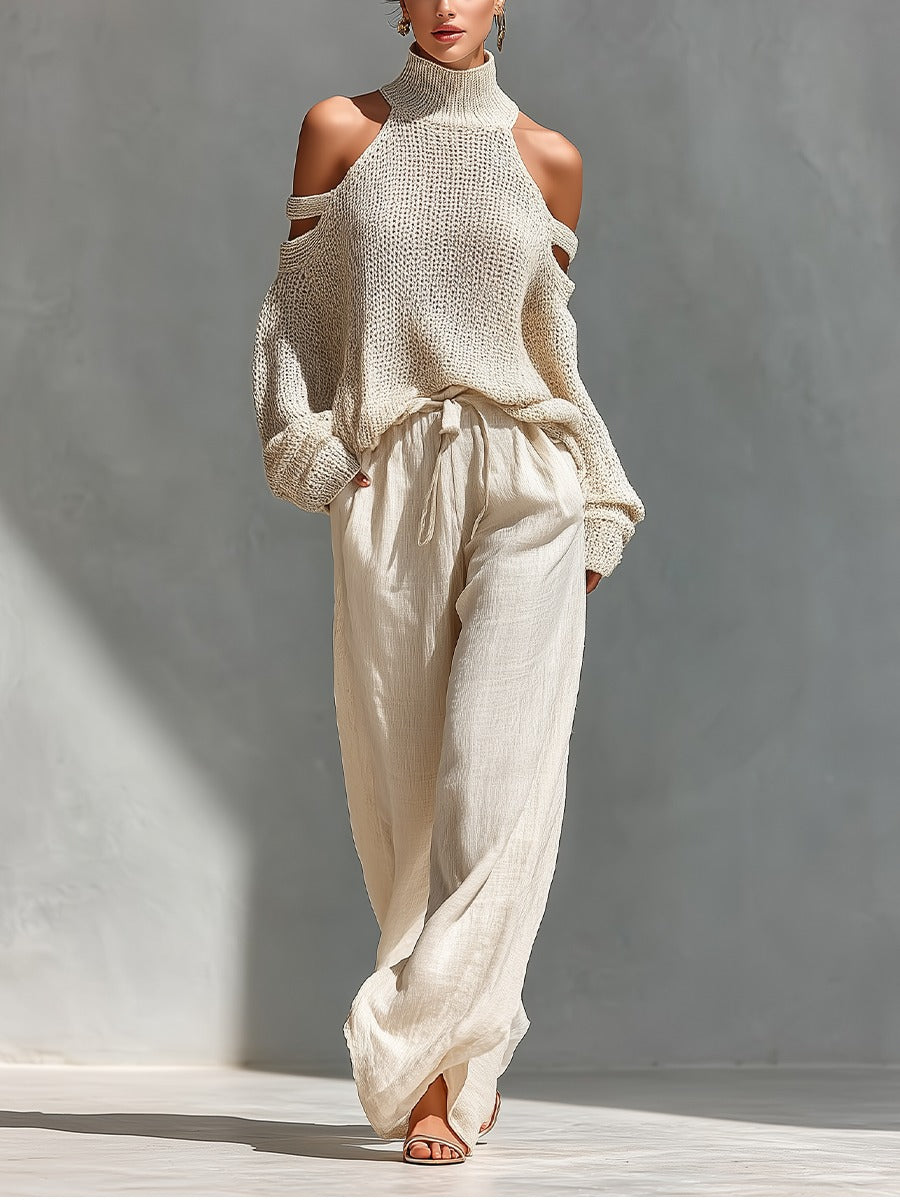Camilla · Ensemble tendance en maille et lin
