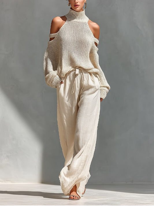 Camilla · Ensemble tendance en maille et lin