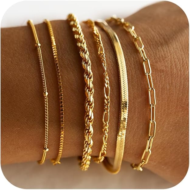 Isabella Vernetta Parure de bracelets | Or blanc