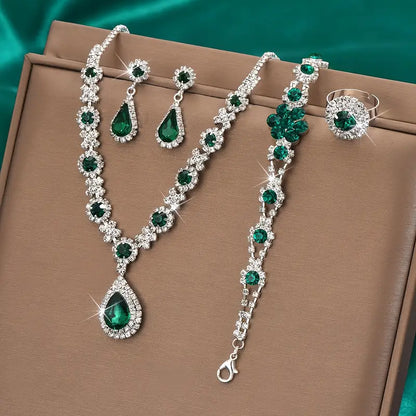 Adriana Lysandre Parure de bijoux | Or blanc