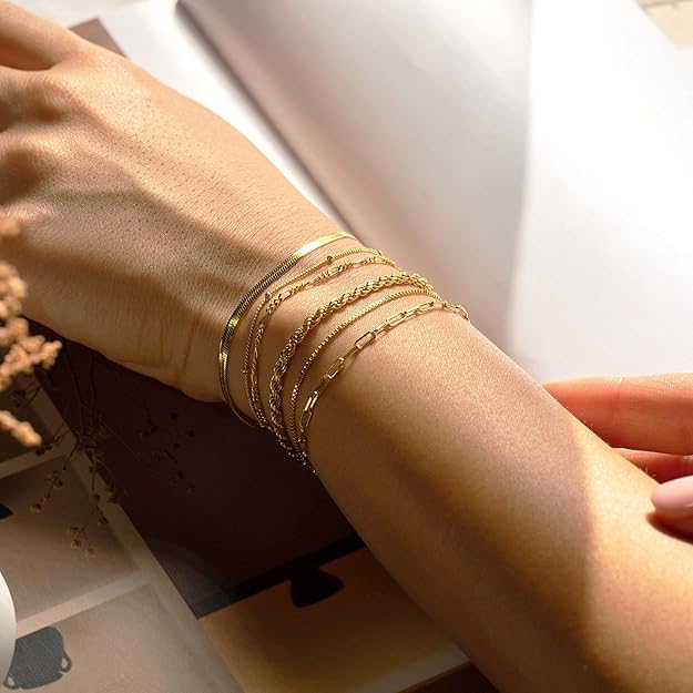 Isabella Vernetta Parure de bracelets | Or blanc