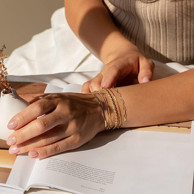 Isabella Vernetta Parure de bracelets | Or blanc