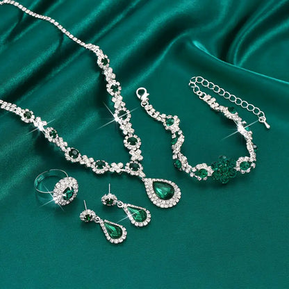 Adriana Lysandre Parure de bijoux | Or blanc