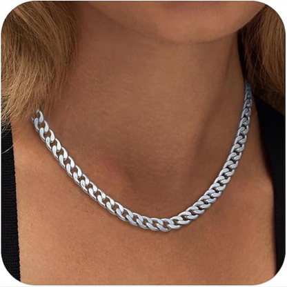Collier chaîne maille cubaine massif | Or