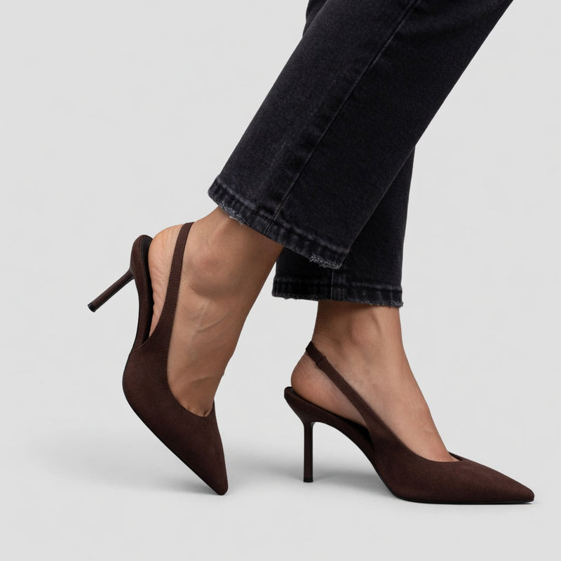 Élizabeth™ — Escarpin slingback talon aiguille élégance parisienne