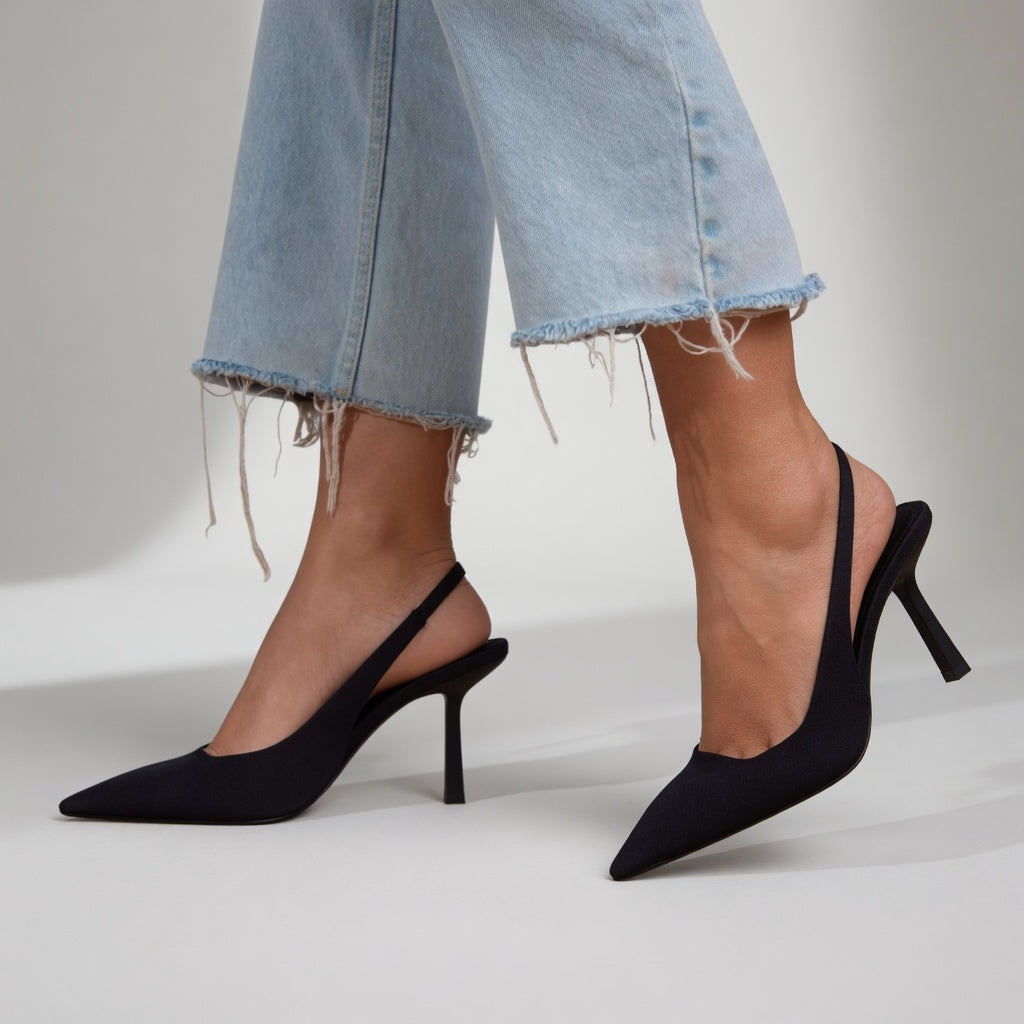 Élizabeth™ — Escarpin slingback talon aiguille élégance parisienne