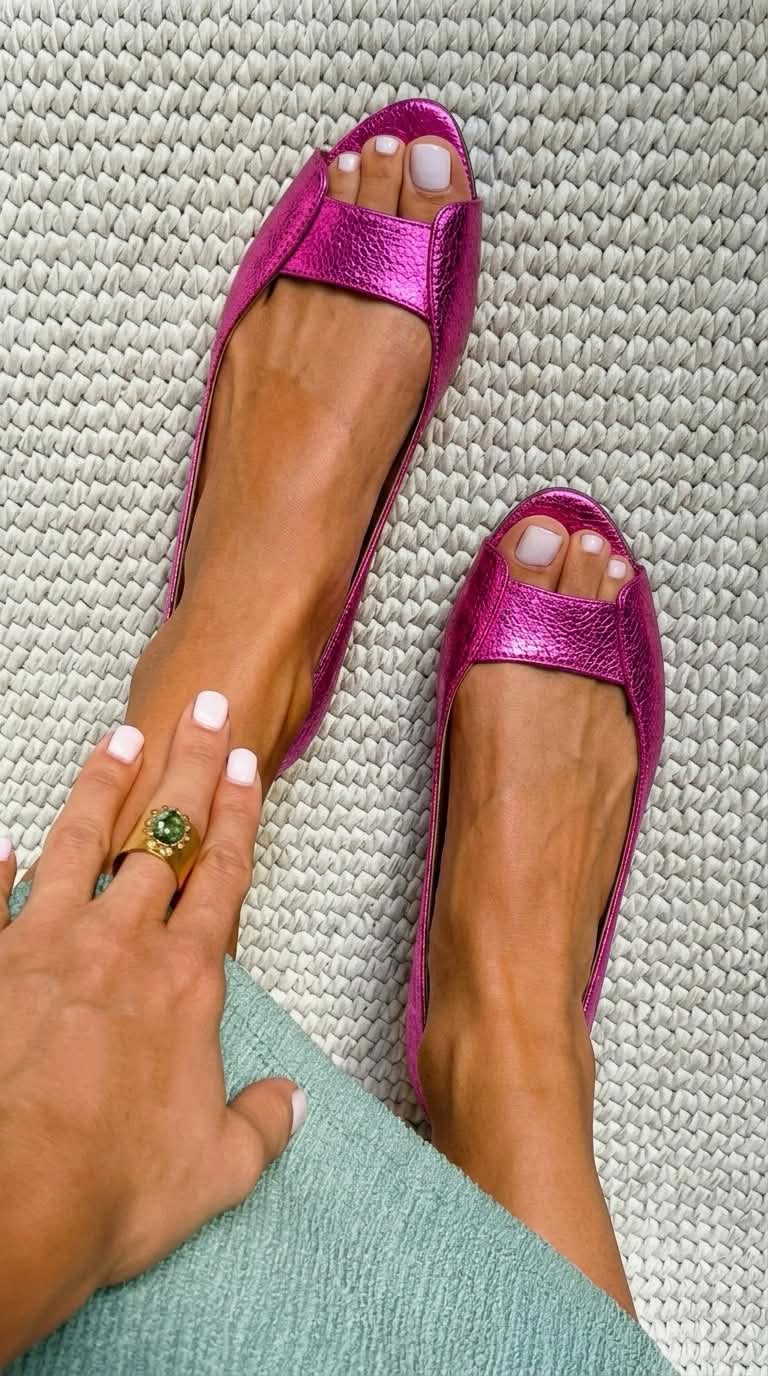 Adelina Sandales Dorées Confort Chic