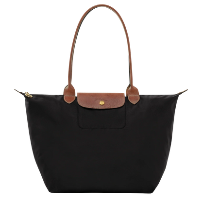Sac pliable en nylon, Noir