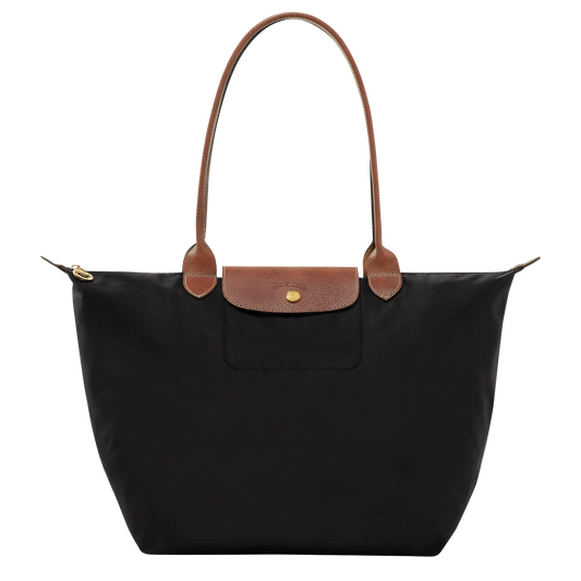 Sac pliable en nylon, Noir