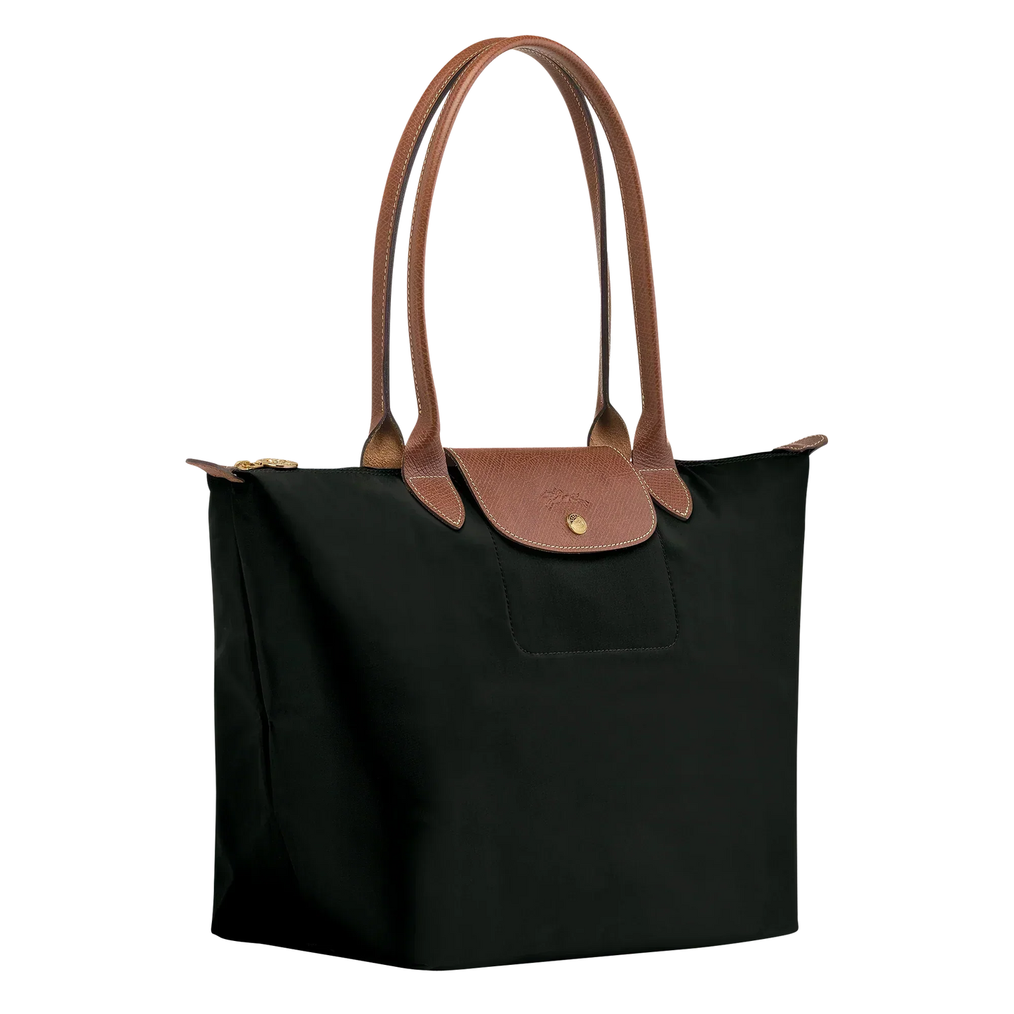 Sac pliable en nylon, Noir