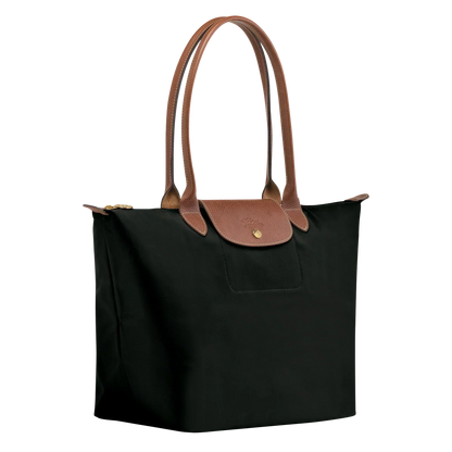 Sac pliable en nylon, Noir