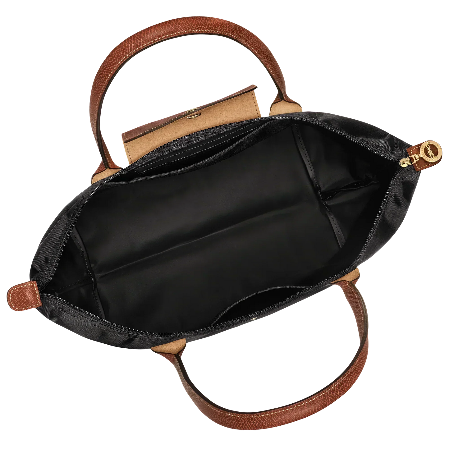 Sac pliable en nylon, Noir