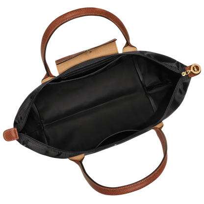 Sac pliable en nylon, Noir