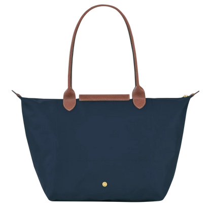 Sac pliable en nylon, Bleu Marine
