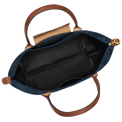 Sac pliable en nylon, Bleu Marine