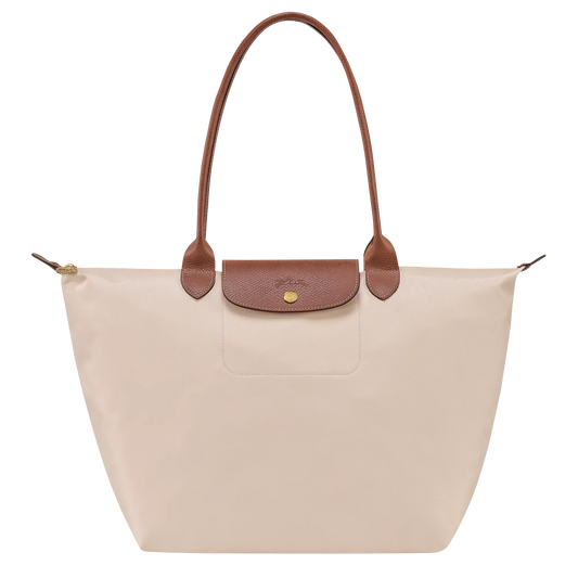 Sac pliable en nylon, Blanc Papier