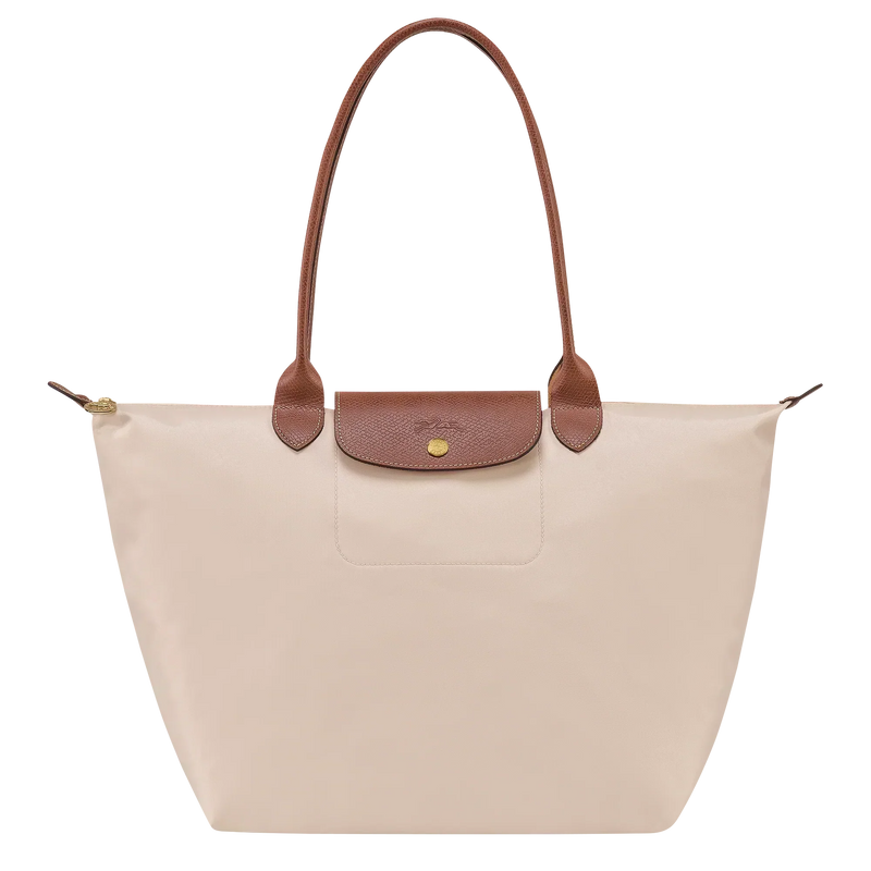 Sac pliable en nylon, Blanc Papier