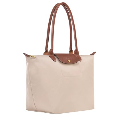 Sac pliable en nylon, Blanc Papier