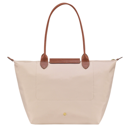 Sac pliable en nylon, Blanc Papier