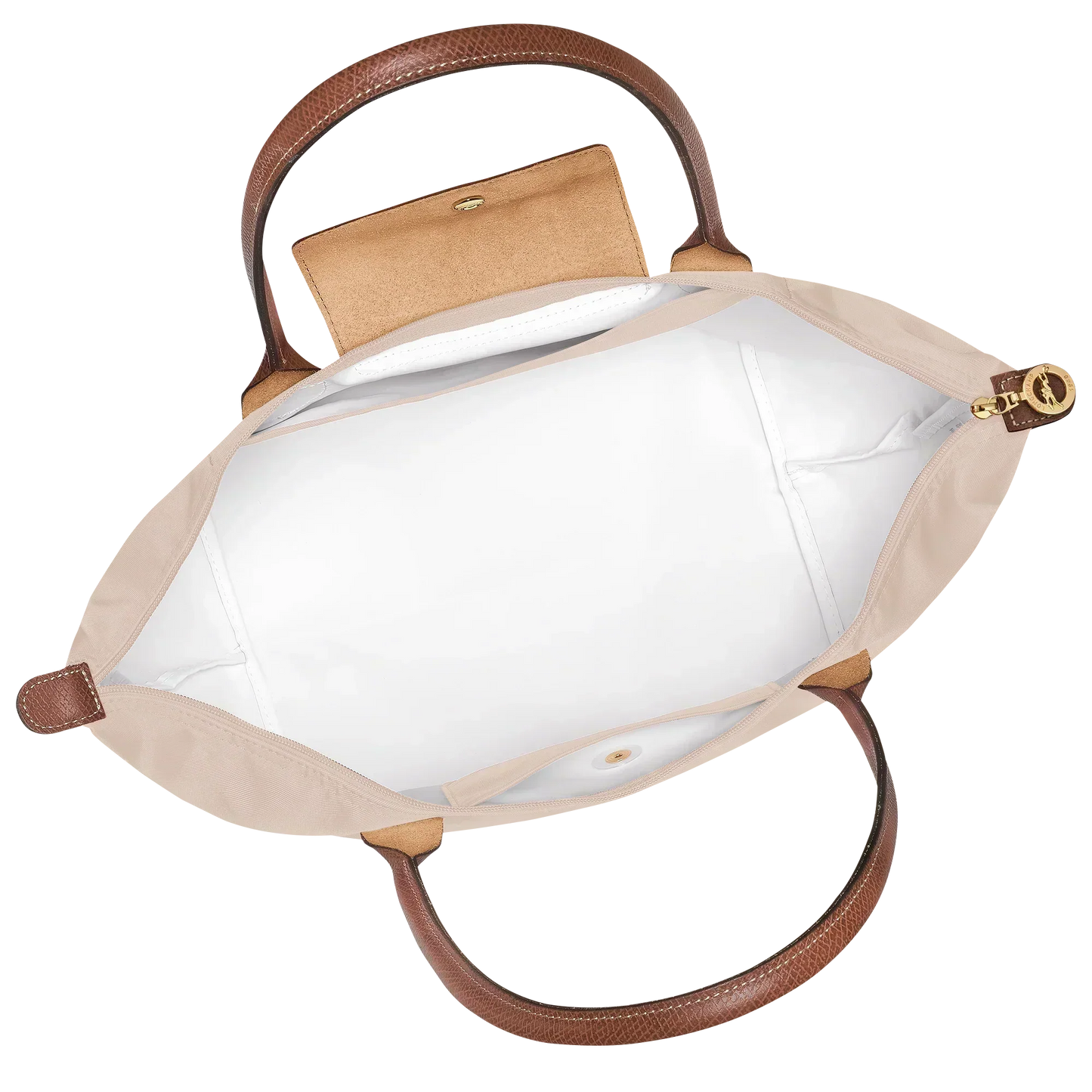 Sac pliable en nylon, Blanc Papier