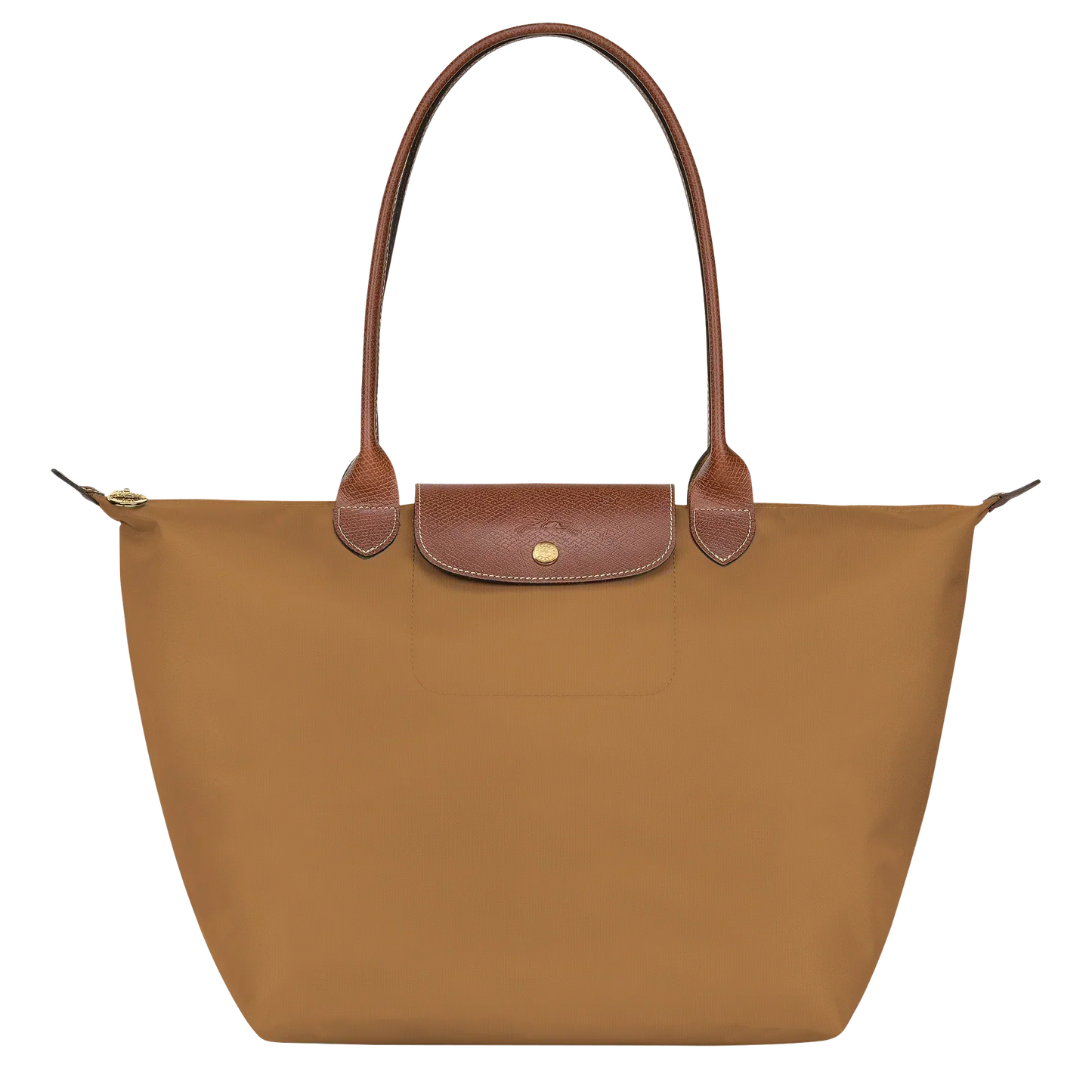 Sac pliable en nylon, Fauve