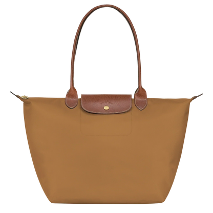 Sac pliable en nylon, Fauve