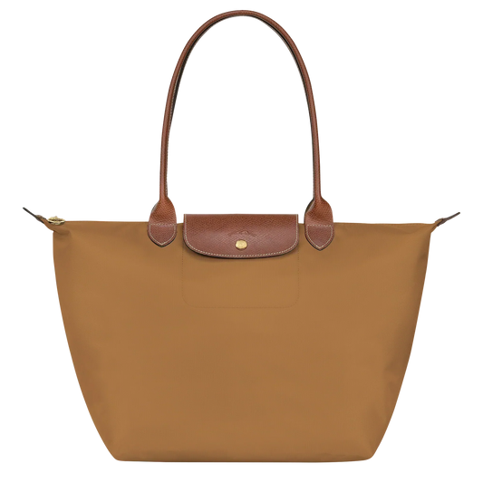 Sac pliable en nylon, Fauve