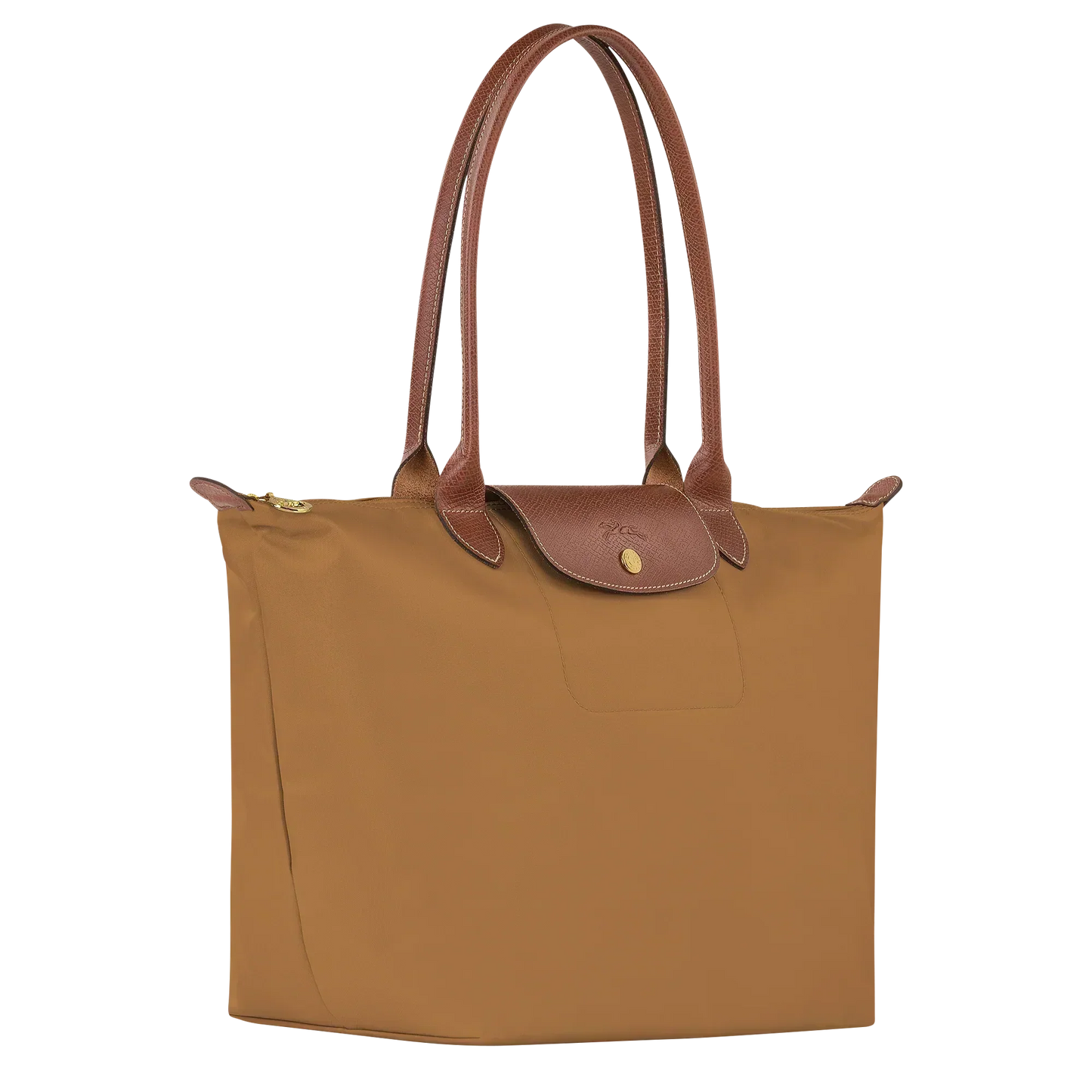 Sac pliable en nylon, Fauve