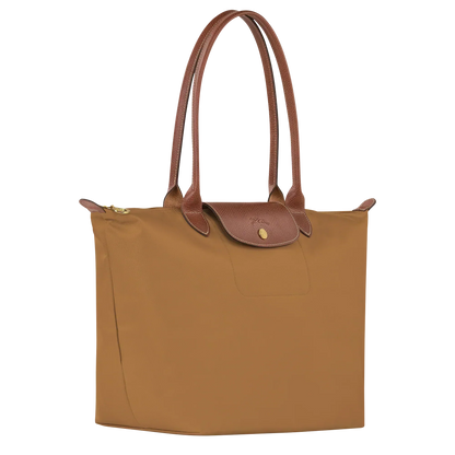 Sac pliable en nylon, Fauve