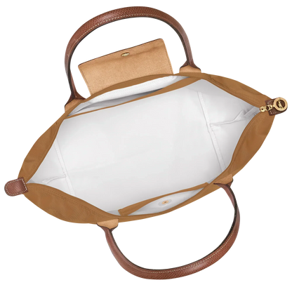 Sac pliable en nylon, Fauve