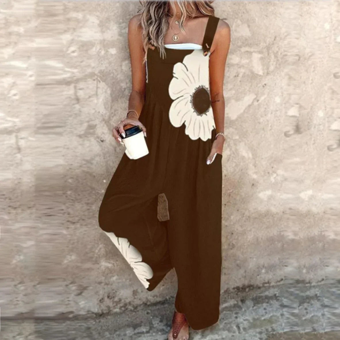 Combinaison Tournesols – noir