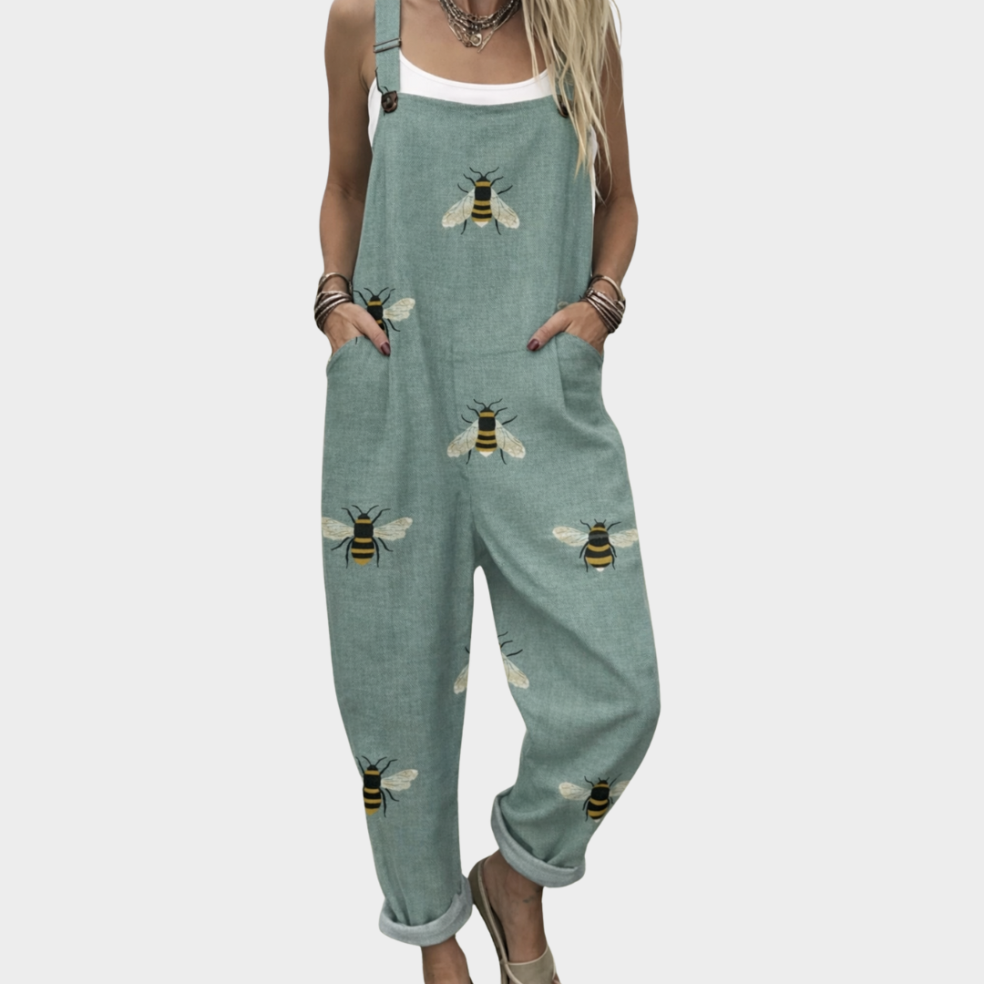 Combinaison Abeilles – bleu denim