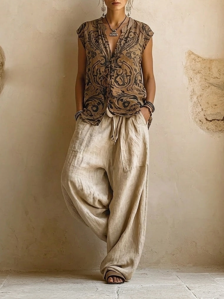Kajsa | Ensemble en Mélange de Lin