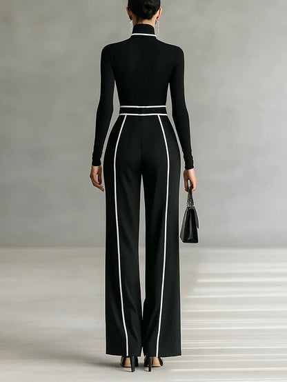 Vera™ | Tenue Élégante avec Détails Contraste