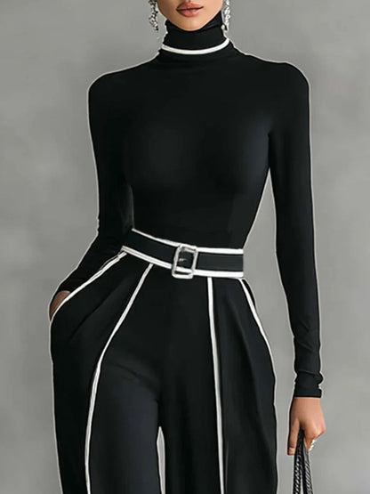 Vera™ | Tenue Élégante avec Détails Contraste