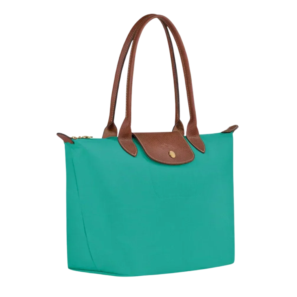 Sac pliable en nylon, Turquoise